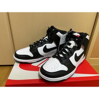 ナイキ(NIKE)のNIKE W NIKE DUNK HIGH ウィメンズ ダンク ハイ パンダ(スニーカー)