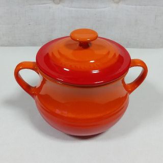 ルクルーゼ(LE CREUSET)のLE CREUSET ル・クルーゼ スープボウル オレンジ 廃盤品 (食器)