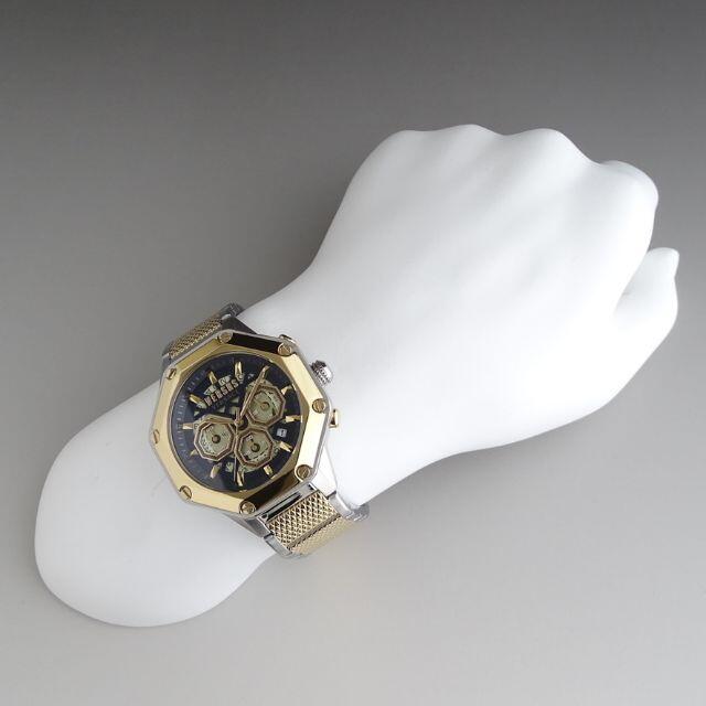 【新品即納】ヴェルサス ヴェルサーチ 高級 メンズ腕時計 45mm 八角形 防水