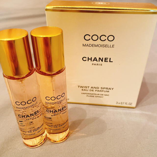 CHANEL(シャネル)のココマドモアゼル ツイスト&スプレイ EDP リフィル2本 コスメ/美容の香水(香水(女性用))の商品写真