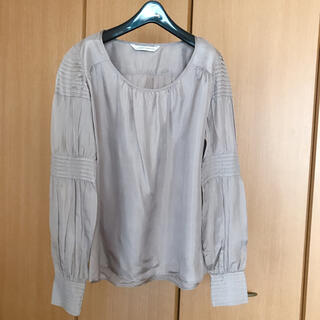 ザラ(ZARA)の⭐︎ silk long sleeve sheer blouse (シャツ/ブラウス(長袖/七分))
