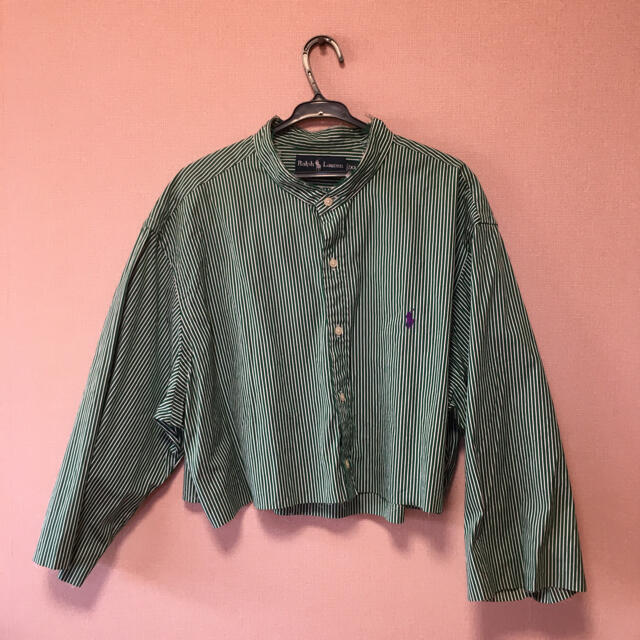 POLO RALPH LAUREN - 古着 Polo Ralph Lauren リメイク ワイシャツの