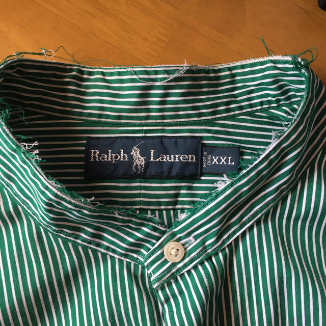 POLO RALPH LAUREN - 古着 Polo Ralph Lauren リメイク ワイシャツの