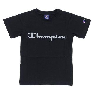 チャンピオン(Champion)のチャンピオン キッズ Tシャツ 半袖 CX7140 08 ブラック 110cm(Tシャツ/カットソー)