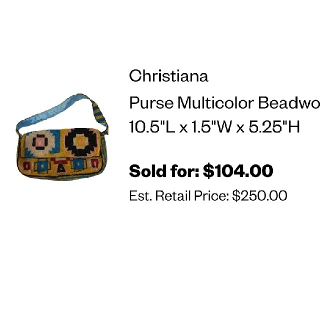 Christiana purse ビーズ ハンドバッグ レディースのバッグ(ハンドバッグ)の商品写真