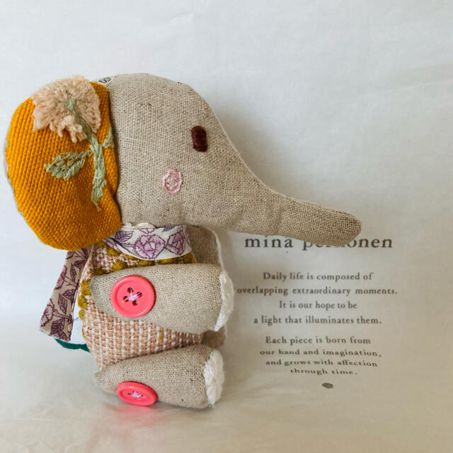 mina perhonen(ミナペルホネン)のミナペルホネン　ミニぞうさん✴︎✴︎ ハンドメイドのぬいぐるみ/人形(ぬいぐるみ)の商品写真