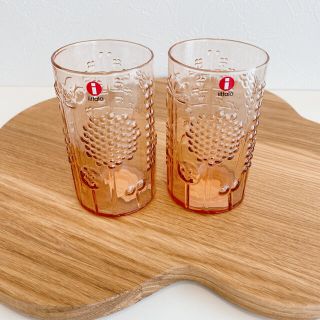 イッタラ(iittala)の新品未使用⭐︎イッタラ フローラ グラス タンブラー セビリアオレンジ(グラス/カップ)