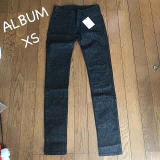 アルブム(ALBUM)のALBUM スキニーパンツ XS 黒(スキニーパンツ)