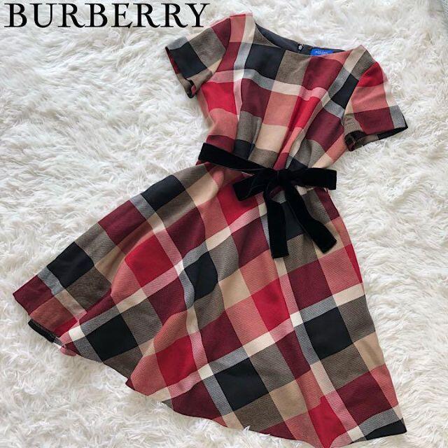 BURBERRY - 極美品✨ブルーレーベルクレストブリッジ ワンピース ...