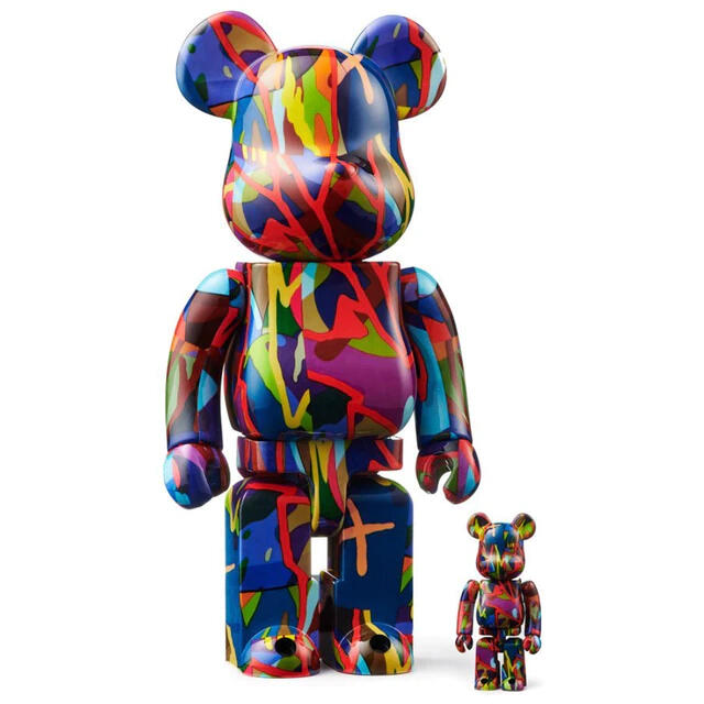 BE@RBRICK KAWS TENSION 100% & 400%