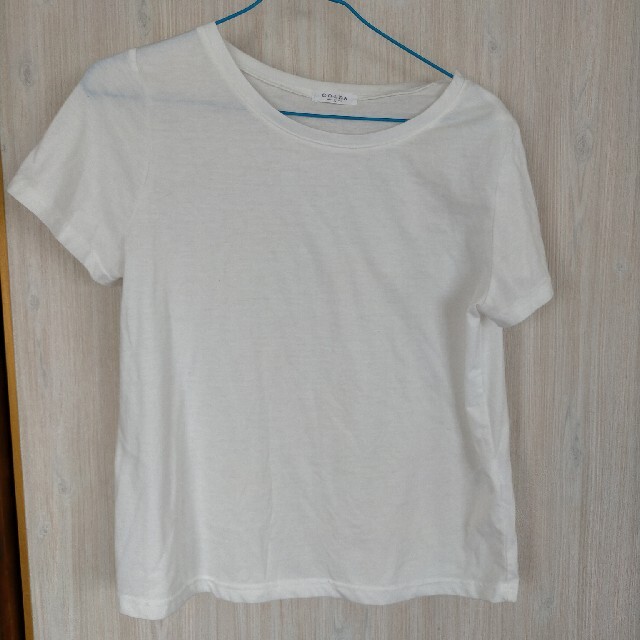 白TシャツL レディースのトップス(Tシャツ(半袖/袖なし))の商品写真