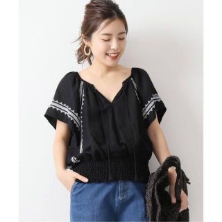 スピックアンドスパン(Spick & Span)の◆Spick and Span ◆ジオシシュウスモッキングブラウス(シャツ/ブラウス(半袖/袖なし))