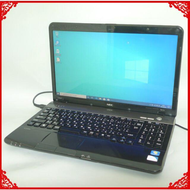 ノートpc LS150F26B ブラック 4GB RW 無線 Windows10