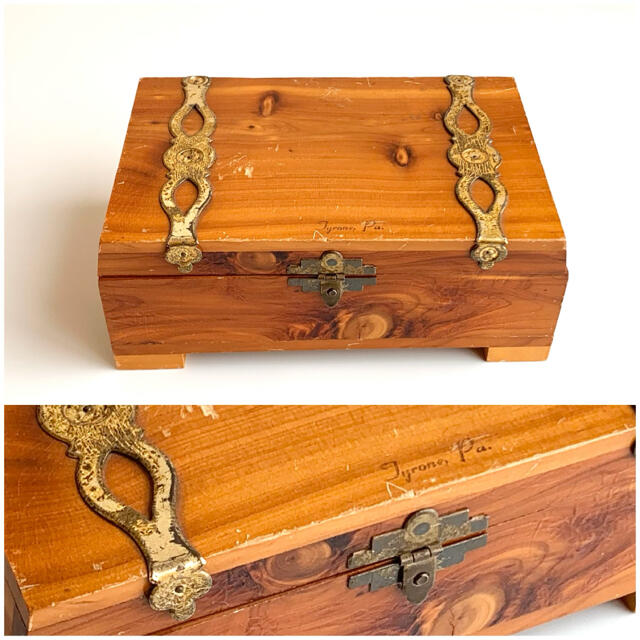 史上一番安い アンティーク - H.P.FRANCE ウッドボックス シガレットケース 木箱 ケース+ボックス