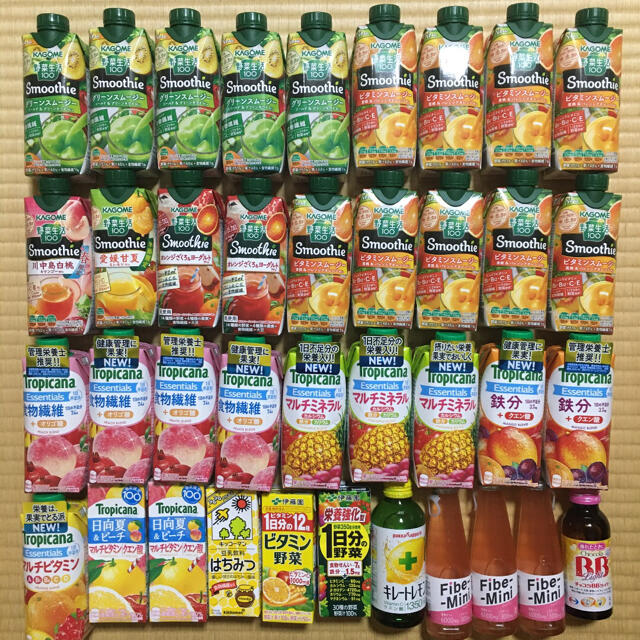 【計38点】野菜ジュース飲み比べセット 食品/飲料/酒の飲料(ソフトドリンク)の商品写真