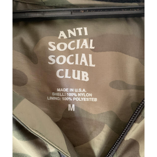 ANTI(アンチ)のANTI SOCIAL SOCIAL CLUB ナイロンアノラックパーカー メンズのジャケット/アウター(ナイロンジャケット)の商品写真