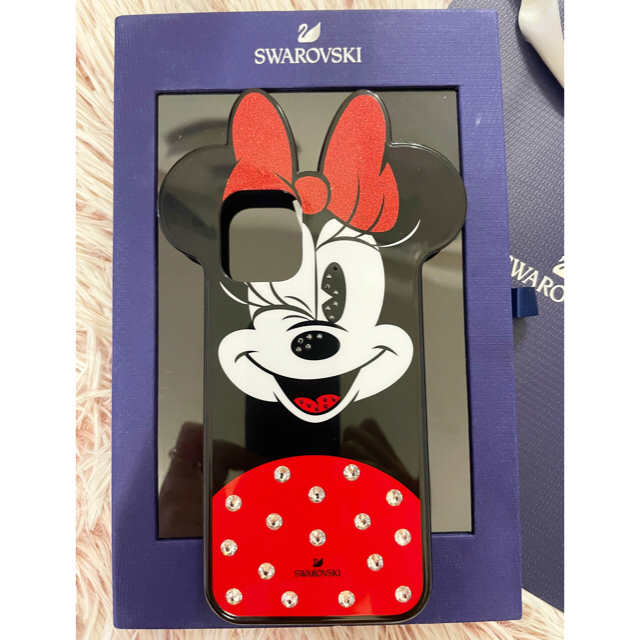 SWAROVSKI - スワロフスキー Disney ミニーマウス iphoneケース SWAROVSKI - スワロフスキー Disney ミニーマウス iphoneケース