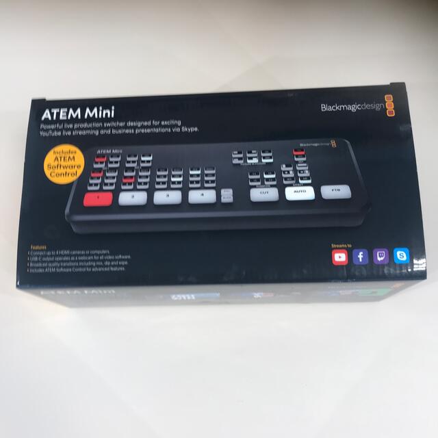 ATEM Mini ライブプロダクションスイッチャー ファッション 14280円 ...