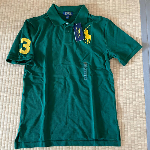 POLO RALPH LAUREN(ポロラルフローレン)の新品　未使用　タグ付き　ラルフローレン　グリーン　ポロシャツ キッズ/ベビー/マタニティのキッズ服男の子用(90cm~)(Tシャツ/カットソー)の商品写真