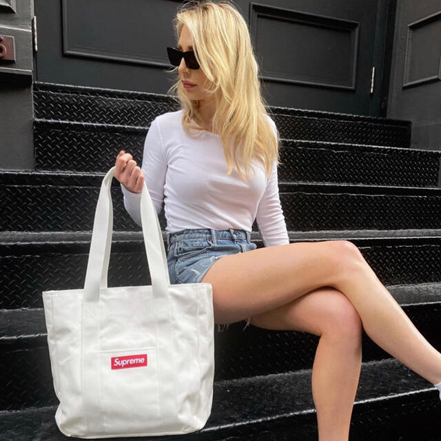 Supreme - 未開封 Canvas Tote Supreme トートバッグ ボックスロゴの