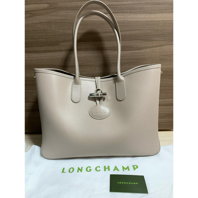 【美品】LONGCHAMP ルフローネ　バックパック　リュック　A4収納可能