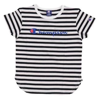 チャンピオン(Champion)のチャンピオン Tシャツ CJ4245 08 ホワイト×ブラック 140cm(Tシャツ/カットソー)