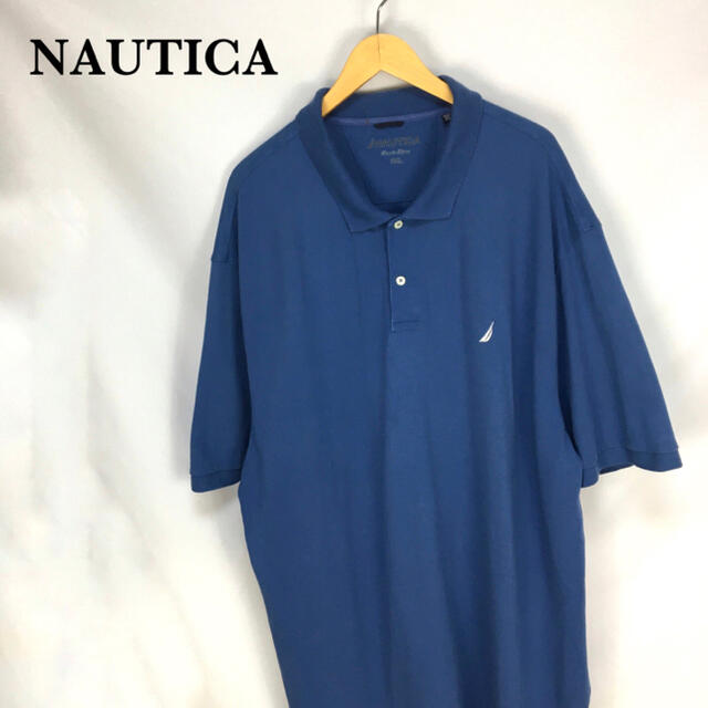 NAUTICA(ノーティカ)のポロシャツ　NAUTICA ノーティカ　オーバーサイズ　3L 半袖　古着Tシャツ メンズのトップス(ポロシャツ)の商品写真