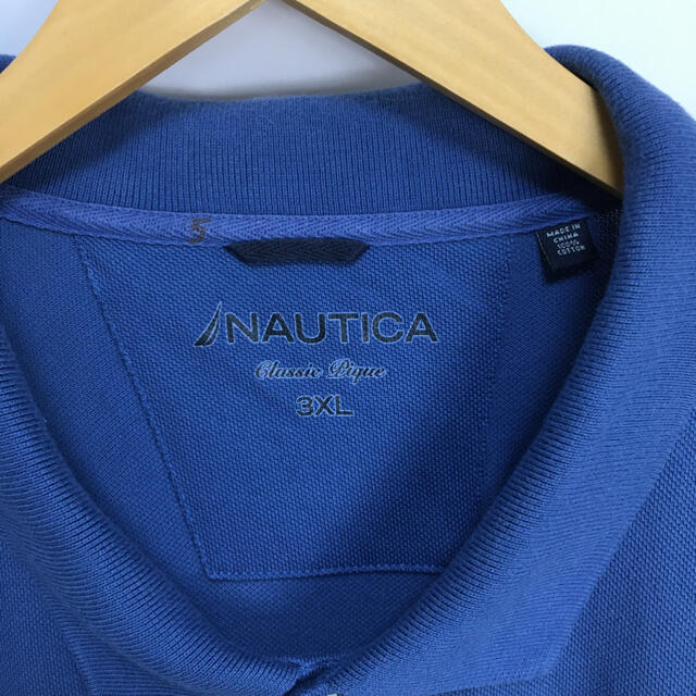 NAUTICA(ノーティカ)のポロシャツ　NAUTICA ノーティカ　オーバーサイズ　3L 半袖　古着Tシャツ メンズのトップス(ポロシャツ)の商品写真