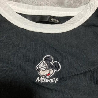ヘザー(heather)のミッキーコラボTシャツ(Tシャツ(半袖/袖なし))