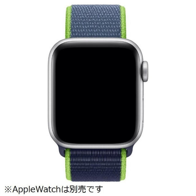 Apple Watch(アップルウォッチ)のApple Watch 40mmネオンライムスポーツループ スマホ/家電/カメラのスマホアクセサリー(その他)の商品写真