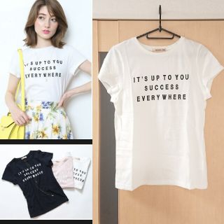 アプワイザーリッシェ(Apuweiser-riche)の★アプワイザーリッシェ★ノベルティー★ロゴTシャツ★ホワイト★(Tシャツ(半袖/袖なし))