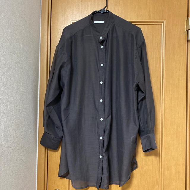 BAYFLOW(ベイフロー)のBAYFLOW バンドカラー シアーシャツ 専用 レディースのトップス(シャツ/ブラウス(長袖/七分))の商品写真