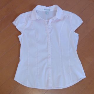 エイチアンドエム(H&M)の【H&M・古着】ピンク　シャツ(シャツ/ブラウス(半袖/袖なし))