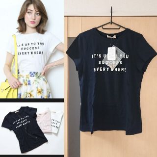 アプワイザーリッシェ(Apuweiser-riche)の★新品未使用★アプワイザーリッシェ★ノベルティー★ロゴTシャツ★ネイビー★(Tシャツ(半袖/袖なし))