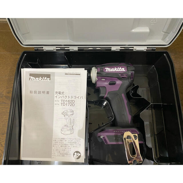 マキタ　インパクトドライバーTD172D パープル　新品未使用！工具