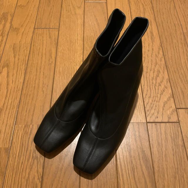 ジーナシス　ブーツ　ブラック　L 24cm〜24.5cm ストレッチショート
