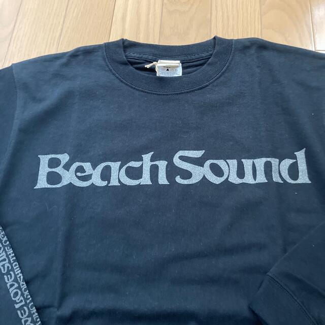 BEACH SOUND(ビーチサウンド)のビーチサウンド　長袖プリントTシャツ　ブラック　Mサイズ メンズのトップス(Tシャツ/カットソー(七分/長袖))の商品写真