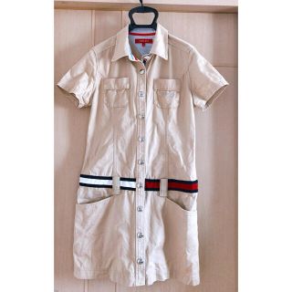 トミーガール(tommy girl)のtommy girl Mサイズ　シャツワンピ美品(ミニワンピース)