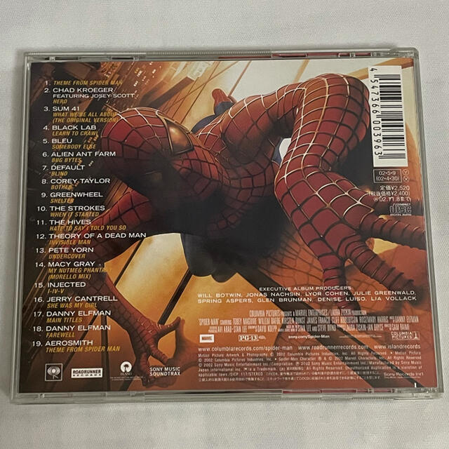 スパイダーマン オリジナル・サウンドトラック エンタメ/ホビーのCD(映画音楽)の商品写真