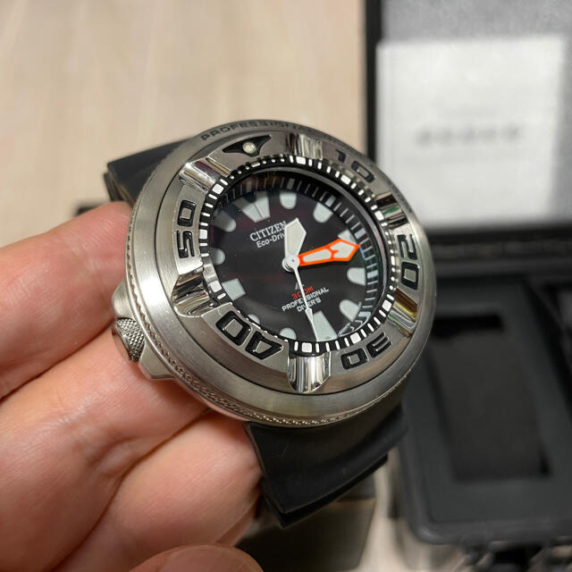 全日本送料無料 - CITIZEN シチズン BJ8050-08E美品 ダイバー プロフェッショナル エコドライブ 腕時計(アナログ)