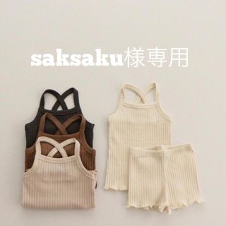 バッククロス　セットアップ　キッズ　peekaboo(パンツ/スパッツ)