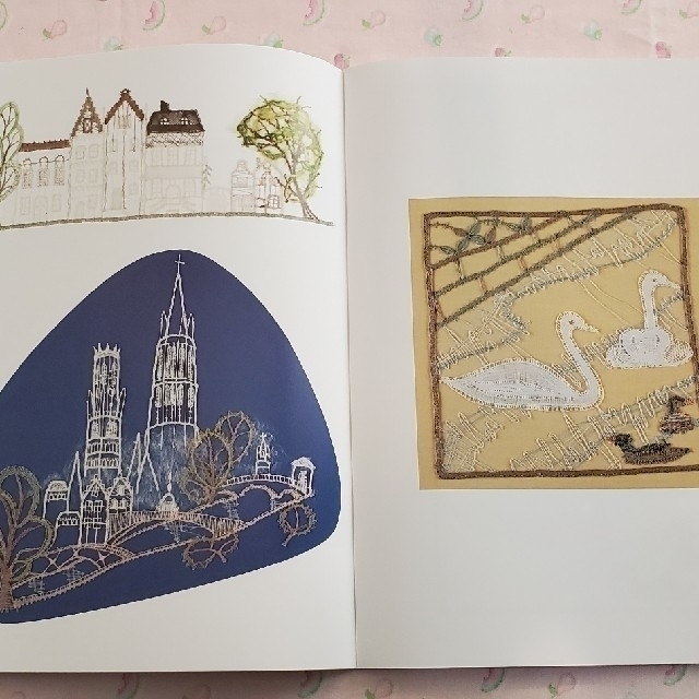 中崎久美子ボビンレースパターン集「Brugge」2020年10月刊 ハンドメイドの素材/材料(型紙/パターン)の商品写真