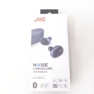 JVC　ワイヤレスイヤホン　HA-A50T-A　ブルー(ストラップ/イヤホンジャック)