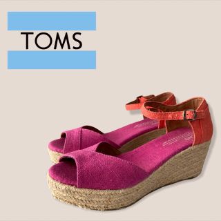 トムズ(TOMS)のTOMS トムス ウェッジソールサンダル エスパドリーユ W7(サンダル)