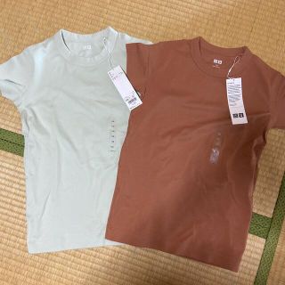 ユニクロ(UNIQLO)のUNIQLO クールネックTワンピース 2枚セット(ワンピース)