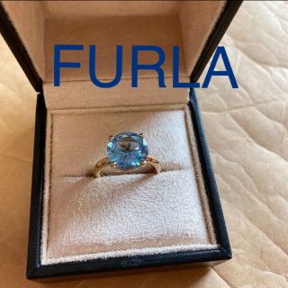 フルラ(Furla)のFURLA フルラ 12号 ブルー リング(金属工芸)