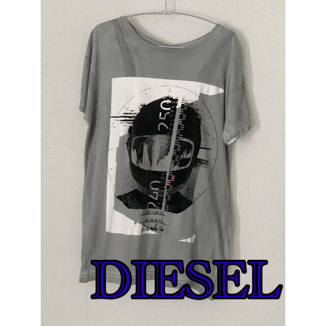 DIESEL(ディーゼル)のDIESEL ディーゼル  半袖Tシャツ  グレー メンズのトップス(Tシャツ/カットソー(半袖/袖なし))の商品写真