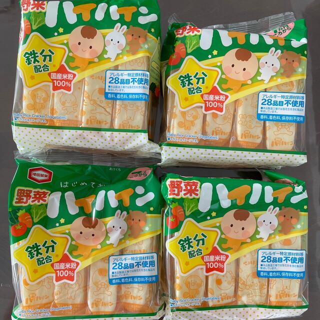 亀田製菓(カメダセイカ)のハイハイン 野菜4袋 食品/飲料/酒の食品(菓子/デザート)の商品写真