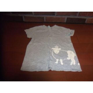 ハッカキッズ(hakka kids)のハッカキッズ　Tシャツ　サイズ130　羊　プリント割れあり(Tシャツ/カットソー)