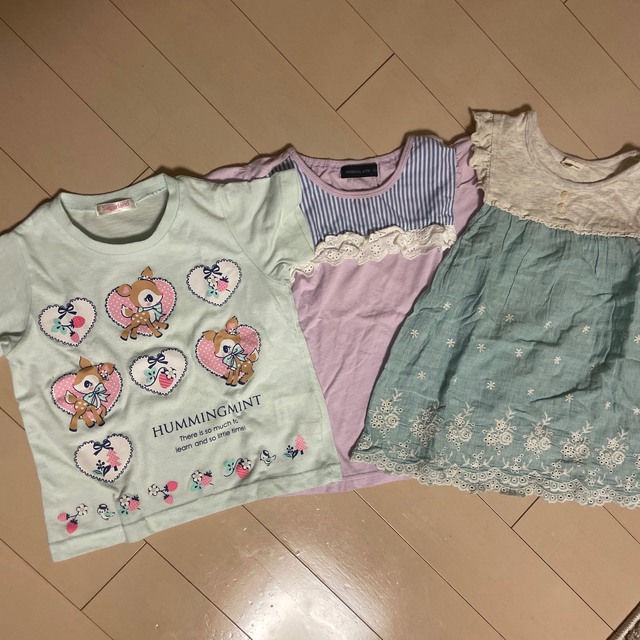 サンリオ(サンリオ)の【める様専用】110センチ　Tシャツ キッズ/ベビー/マタニティのキッズ服女の子用(90cm~)(Tシャツ/カットソー)の商品写真